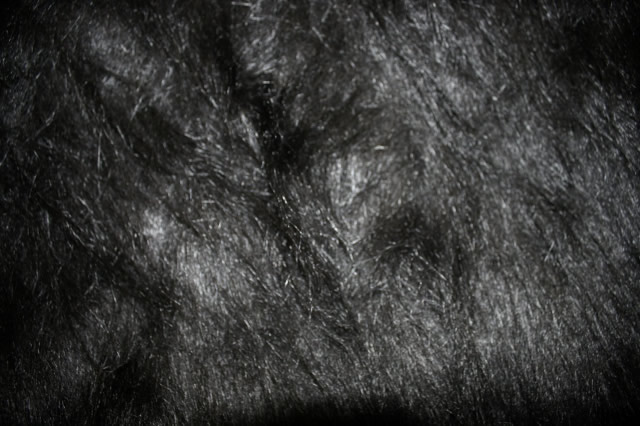 Plain Fur Long-hair Black